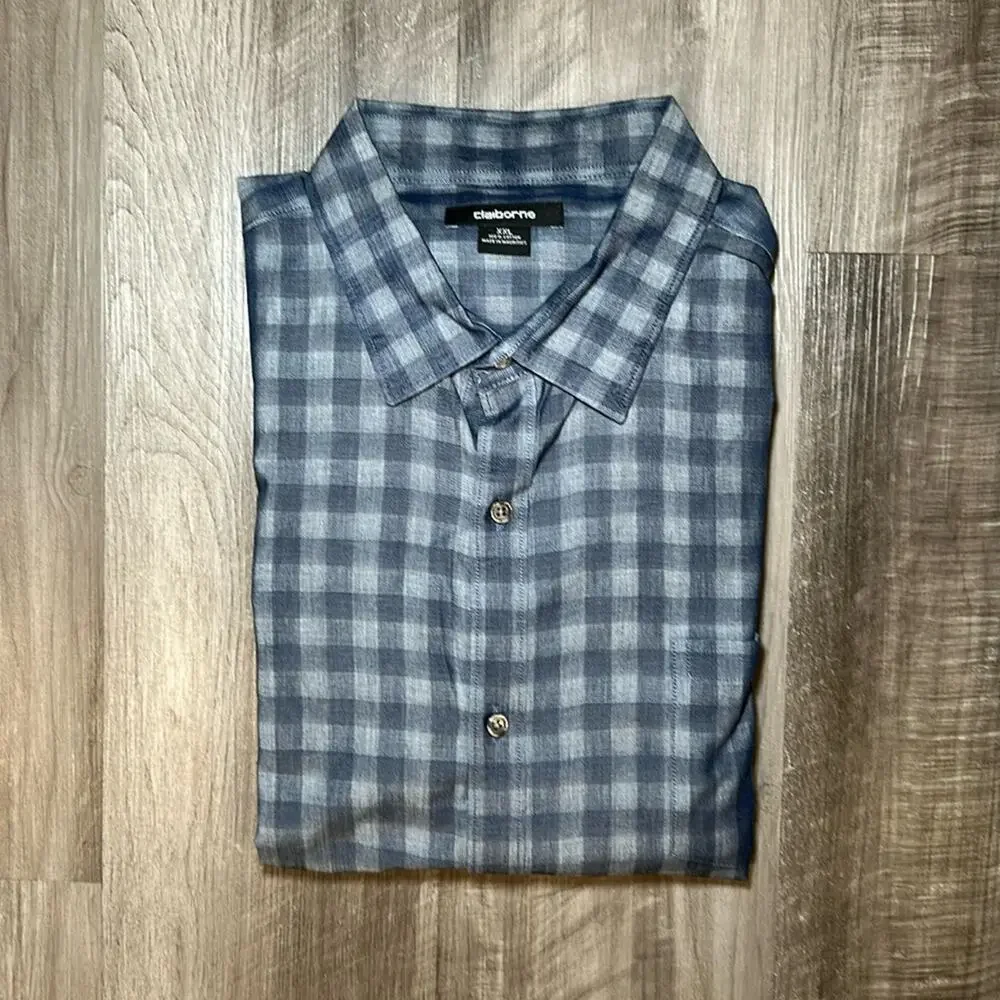 Claiborne Long Sleeve Button Down - 2XL